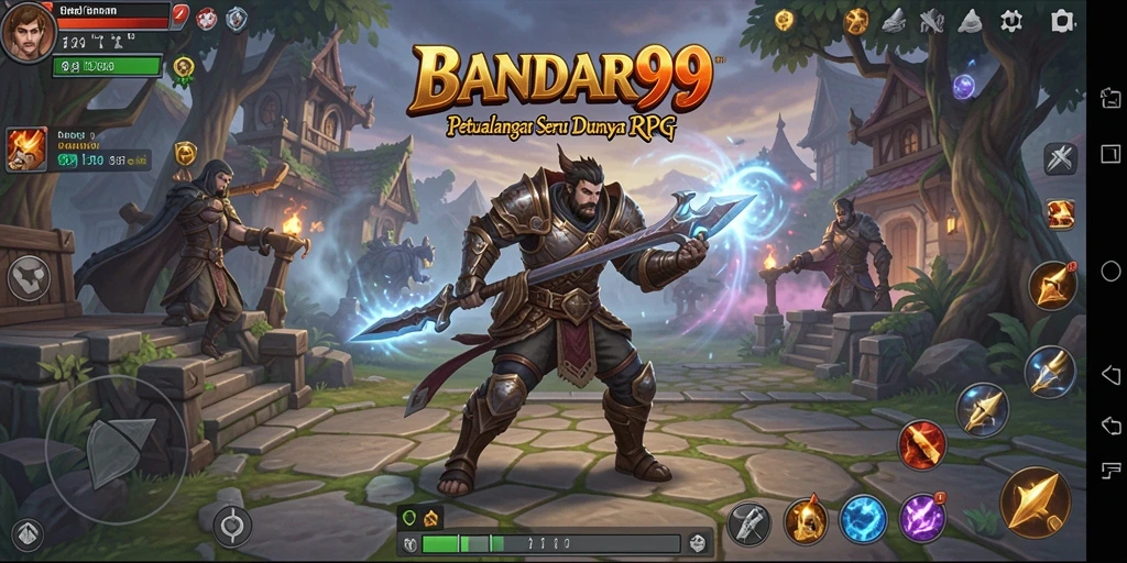 Tangkapan layar menunjukkan aksi seru dalam permainan RPG.