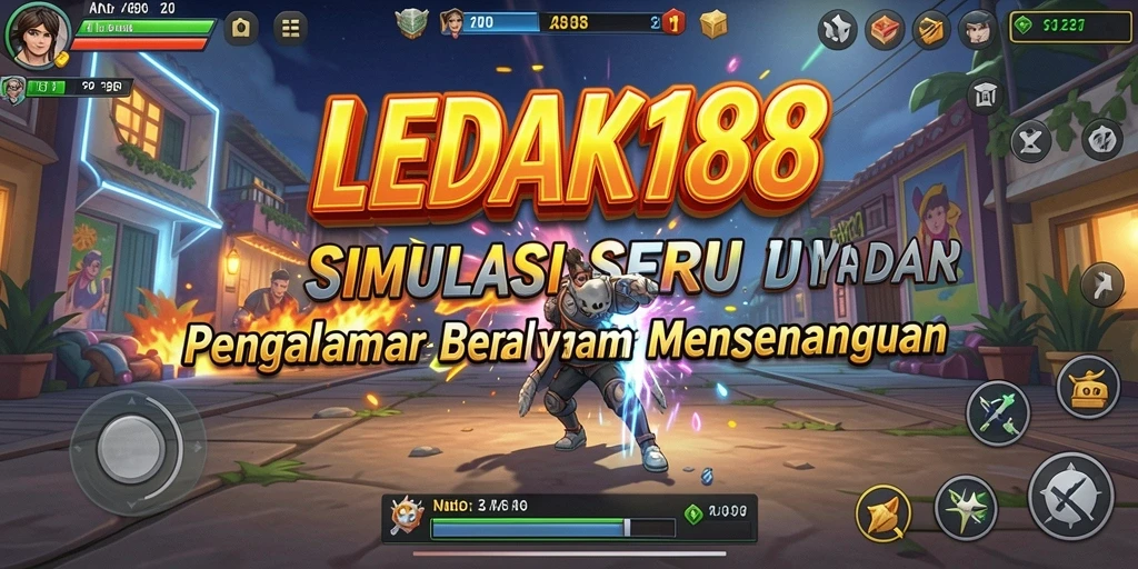 Tampilan gameplay seru dan interaktif dari LEDAK188.