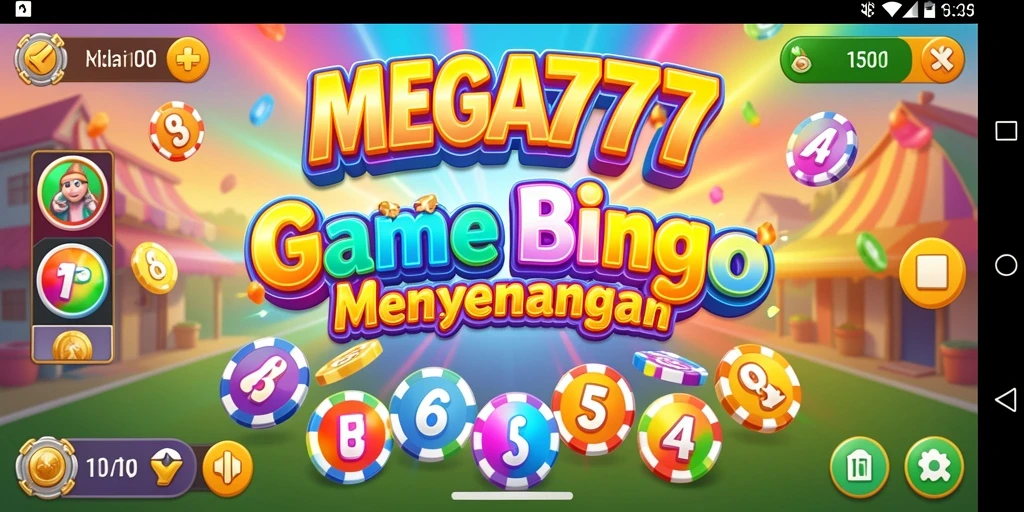 Tampilan gameplay Bingo yang seru di MEGA777.