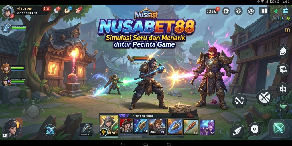 Tampilan gameplay NUSABET88 yang menarik dan interaktif.