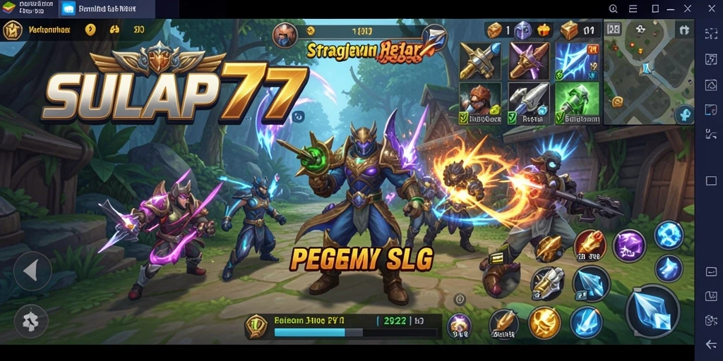 Tampilan gameplay menarik dari SULAP777 dengan elemen strategi.