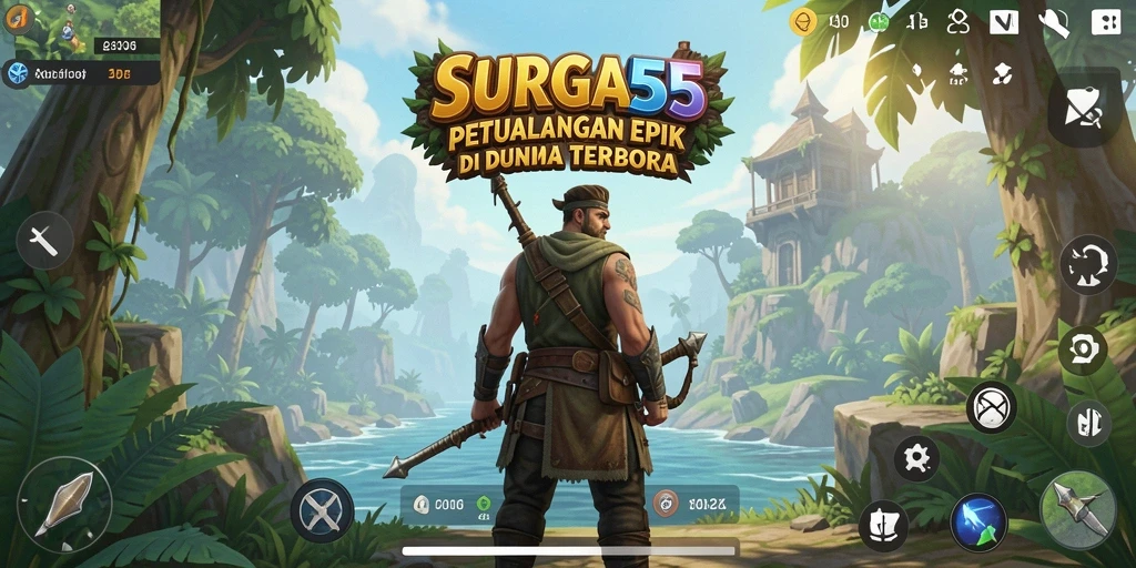 Gameplay SURGA55 yang menarik dalam dunia petualangan yang luas.